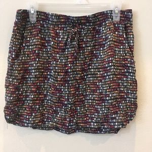 Merona skirt with drawstring